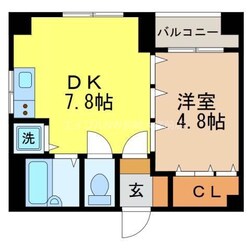 クオーレ鍛冶屋町の物件間取画像